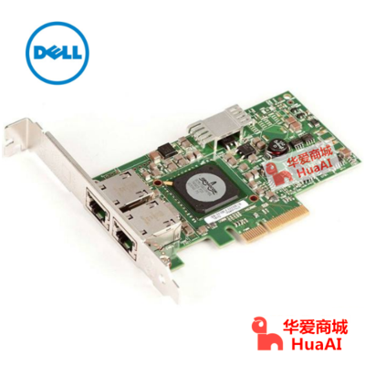 Dell戴尔 Broadcom 5709芯片双口铜缆千兆网卡PCI-Ex4接口 以太网控制器
