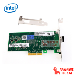 intel英特尔/EXPI9400PF 82572芯片/单口千兆光纤SFP+ 含LC多模模块 PCI-E*1适配器