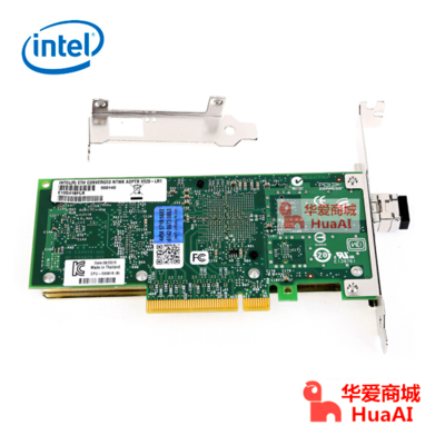 intel英特尔/X520-LR1 E10G41BFLR 82599 /单口万兆SFP+光纤网卡 PCI-E*8适配器